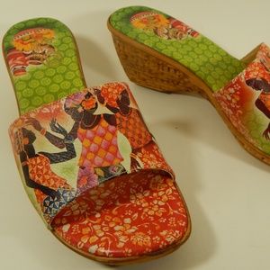 Icon Ella Wedge SLide Slip On "JUBILATION" 10 M